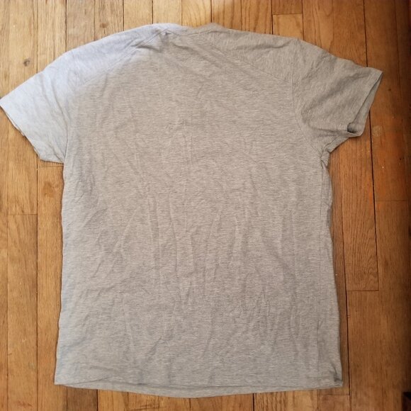 Kenneth Cole Gray Polo Shirt with Short Sleeves and Relaxed Fit - Picture 3 of 5